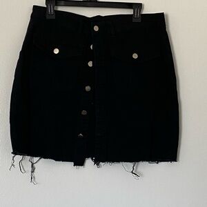 Black high waisted shein skirt size 0xl